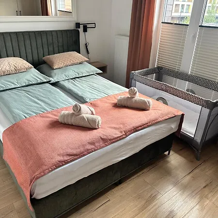 Apartmán Kocham Podroze Na Fuzji Klimatyzacja, Balkon, Wejscie Na Kod, Wifi, Fv Lodž