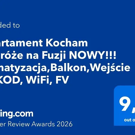 Kocham Podróże Na Fuzji Nowy!!! Klimatyzacja,balkon,wejście Na Kod, Wifi, Fv